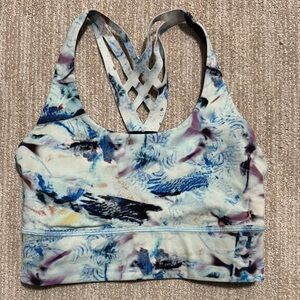 Lululemon Mind Over Miles Bra Size 4 Exposure Running Sports Bra